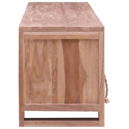 Tv-skab 140x30x35 cm massivt teaktræ