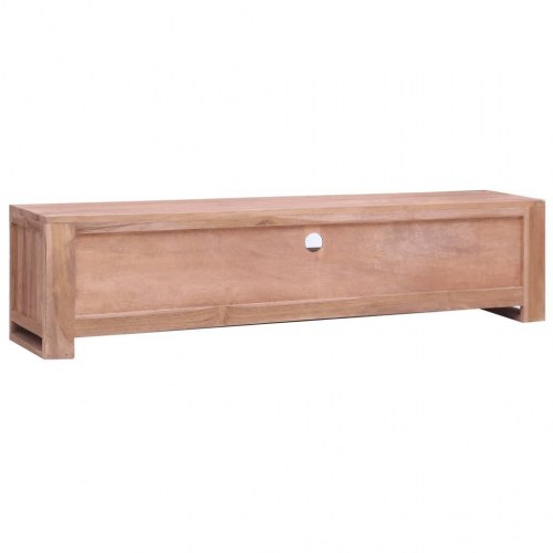Tv-skab 140x30x35 cm massivt teaktræ