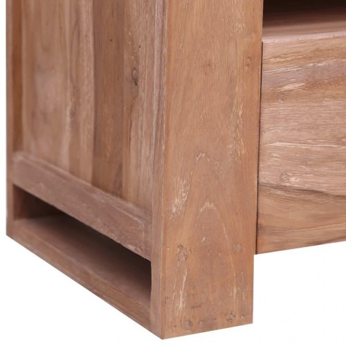 Tv-skab 140x30x35 cm massivt teaktræ