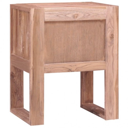 Sengebord 40x30x50 cm massivt teaktræ