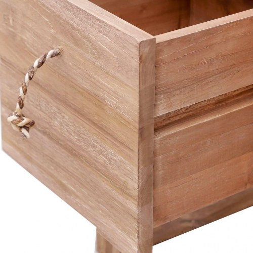 Sengebord 40x30x50 cm massivt teaktræ