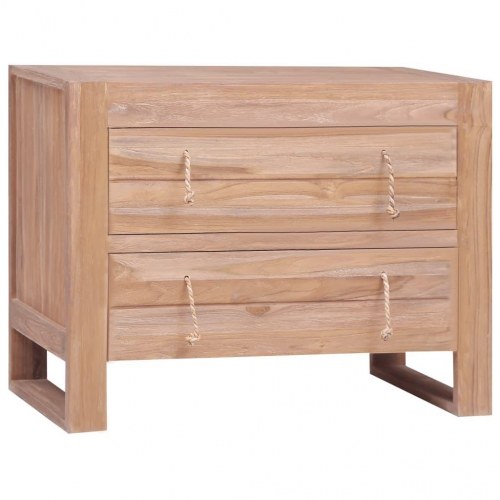 Skænk 80x35x60 cm massivt teaktræ