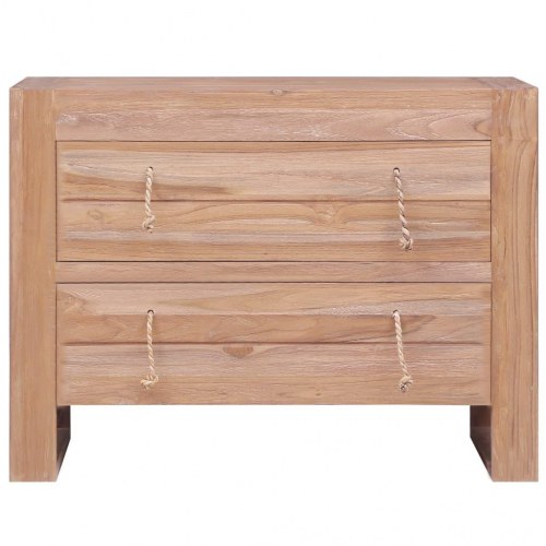 Skænk 80x35x60 cm massivt teaktræ