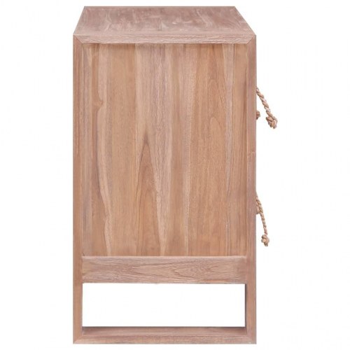 Skænk 80x35x60 cm massivt teaktræ