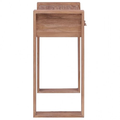 Konsolbord 90x35x75 cm massivt teaktræ