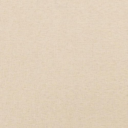 Kontinentalseng med madras 90×200 cm - stof, cremefarvet