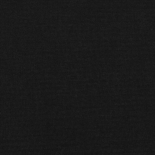 Kontinentalseng med madras 100x200 cm stof sort