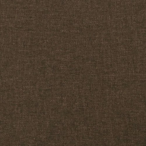 Kontinentalseng med madras 120×200 cm - stof, mørkebrun