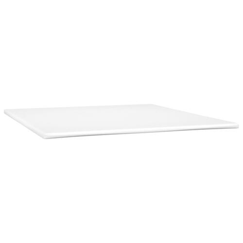 Kontinentalseng med madras 180x200 cm stof cremefarvet
