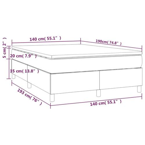 Kontinentalseng 140x190 cm stof sort