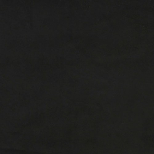 Kontinentalseng med madras 140×190 cm - fløjl, sort