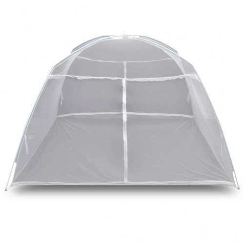 Campingtelt 200x180x150 cm glasfiber hvid