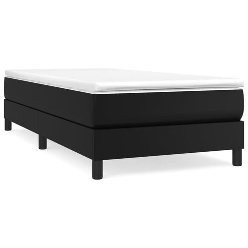 Sengeramme 90x200 cm kunstlæder sort