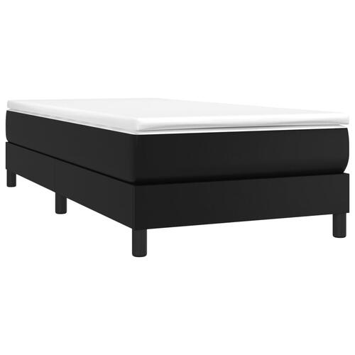 Sengeramme 90x200 cm kunstlæder sort