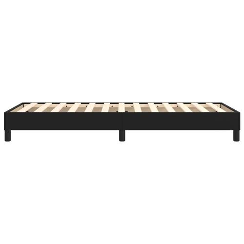 Sengeramme 90x200 cm kunstlæder sort