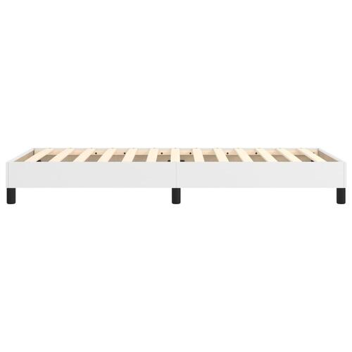 Sengeramme 90x200 cm kunstlæder hvid