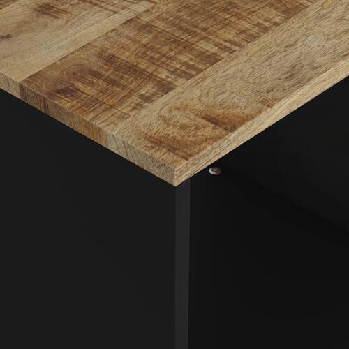 Sofabord 40x31x46 cm massivt mangotræ og konstrueret træ