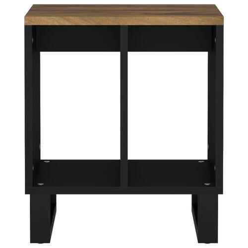 Sidebord 40x31x46 cm massivt mangotræ og konstrueret træ