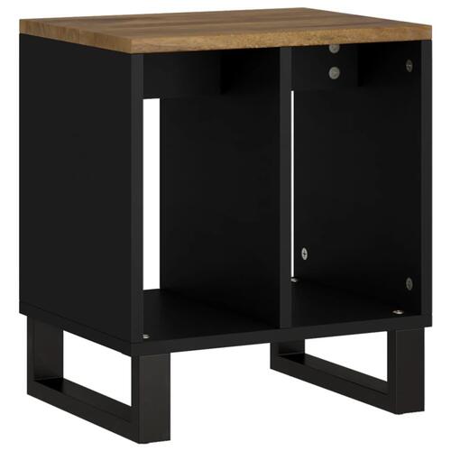 Sidebord 40x31x46 cm massivt mangotræ og konstrueret træ