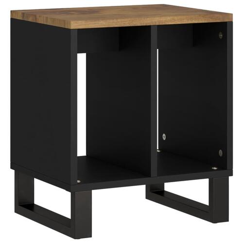 Sidebord 40x31x46 cm massivt mangotræ og konstrueret træ