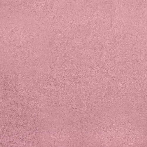 Lænestol 63x76x80 cm velour lyserød