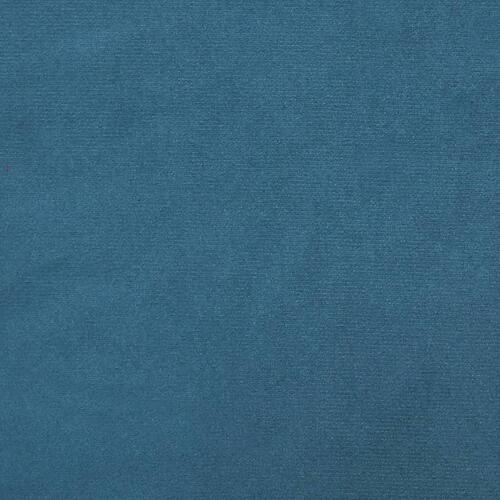 Lænestol 63x76x80 cm velour blå