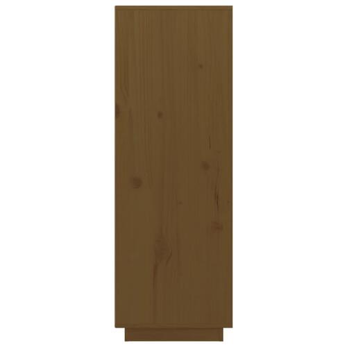 Højskab 60x40x116,5 cm massivt fyrretræ gyldenbrun