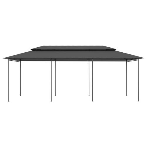 Havepavillon 600x298x270 cm antracitgrå