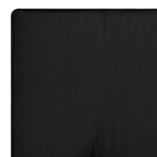 Hynder til havestol 2 stk. 100x50x5 cm sort
