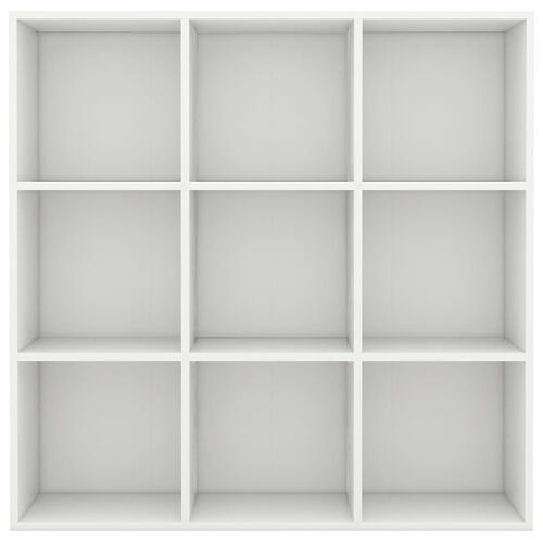 Bogreol 98x29x97,5 cm konstrueret træ hvid