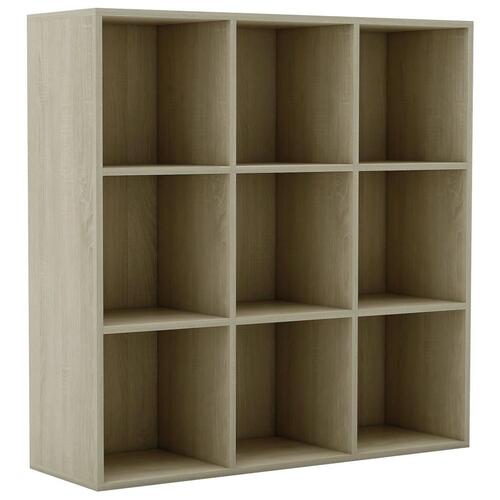 Bogreol 98x29x97,5 cm spånplade sonoma-eg
