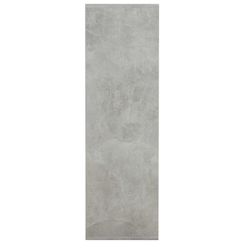 Bogreol 98x29x97,5 cm konstrueret træ betongrå