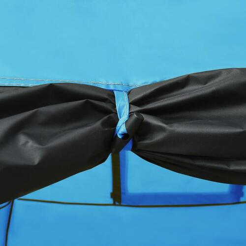 Iglotelt 650x240x190 cm 8 personer blå