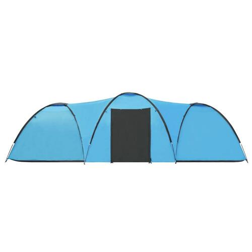 Iglotelt 650x240x190 cm 8 personer blå