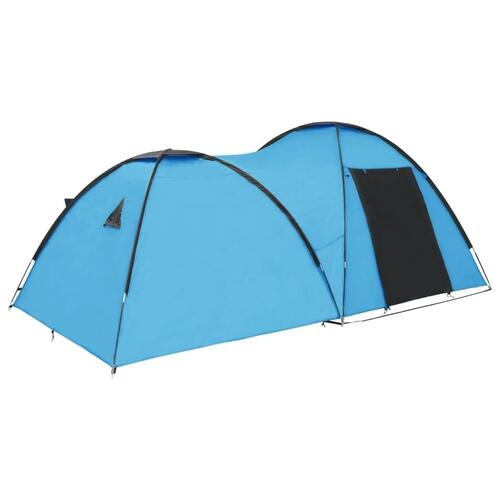 Campingtelt 4-personers 450x240x190 cm iglofacon blå