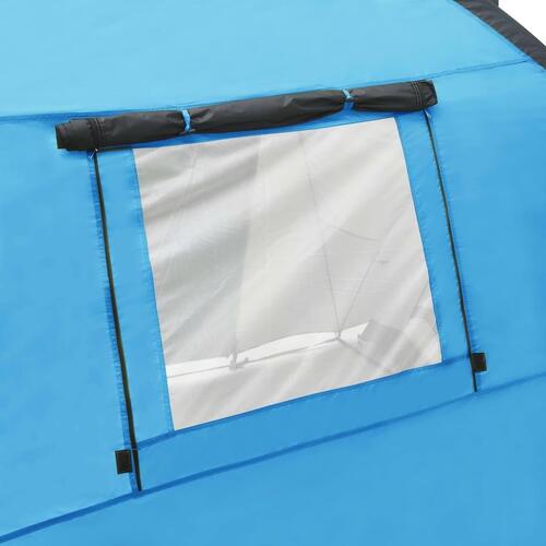 Campingtelt 4-personers 450x240x190 cm iglofacon blå
