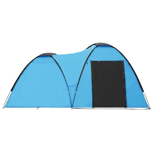 Campingtelt 4-personers 450x240x190 cm iglofacon blå