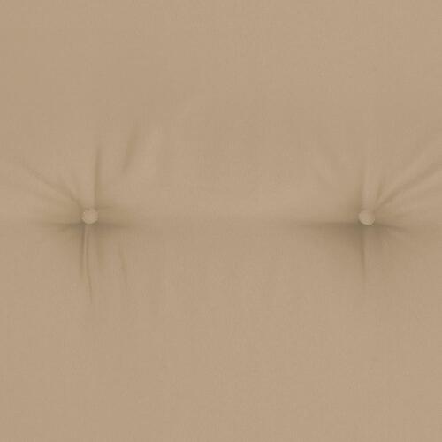Hynder til havestol 4 stk. 120x50x5 cm beige