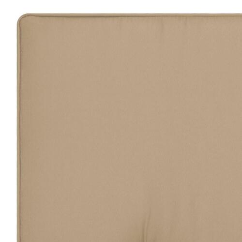 Hynder til havestol 4 stk. 120x50x5 cm beige