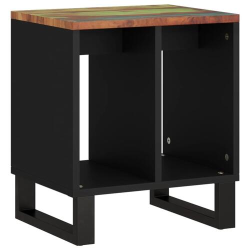 Sidebord 40x31x46 cm massivt genbrugstræ og konstrueret træ