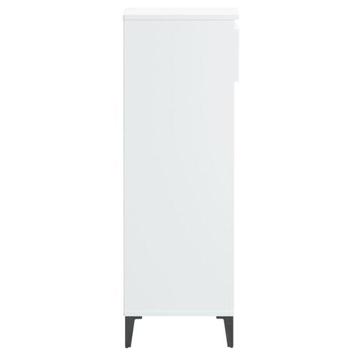 Skoreol 40x36x105 cm konstrueret træ hvid