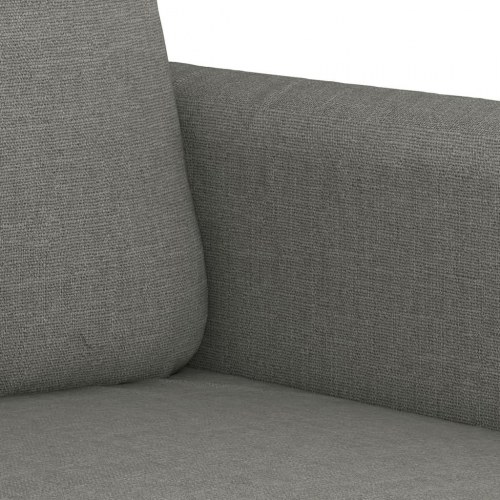 2-personers sofa 140 cm stof mørkegrå