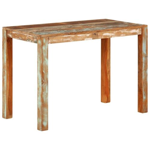 Spisebord 110x55x75 cm massivt genbrugstræ