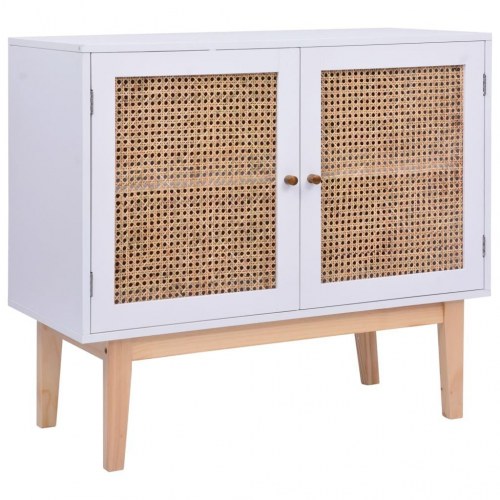 Skænk 88,5x40x80 cm MDF hvid