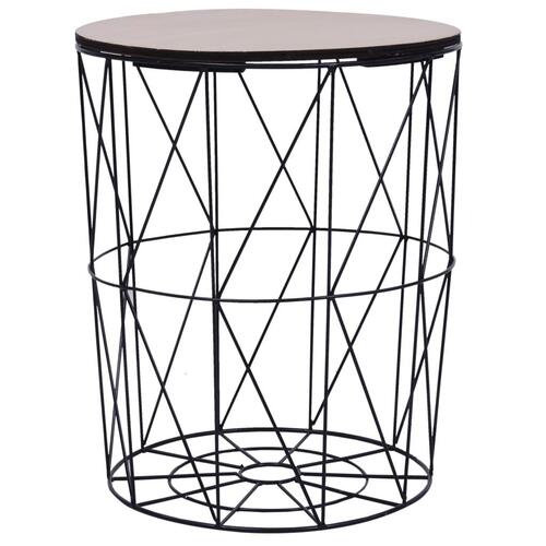 Sofabord Ø 47 cm sort