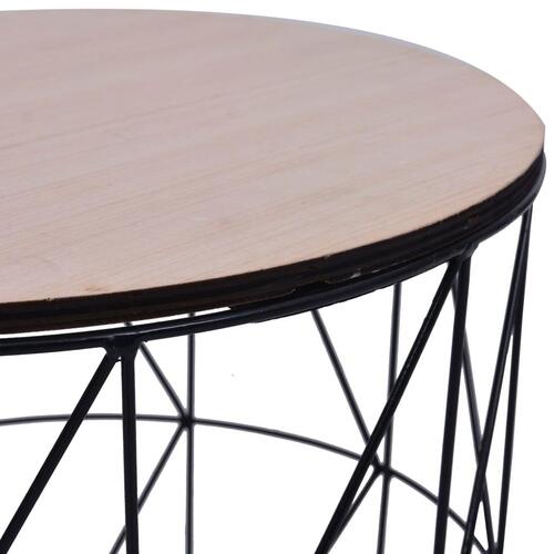 Sofabord Ø 47 cm sort