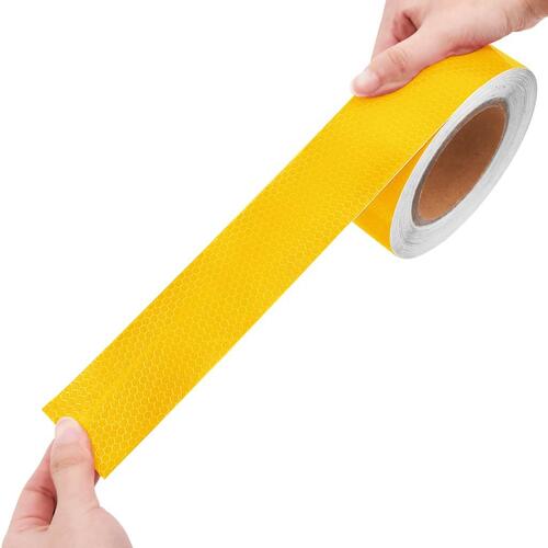 Reflekstape 5 cm x 20 m PVC gul