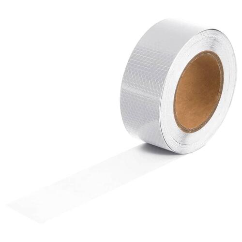 Reflekstape 5 cm x 20 m PVC hvid