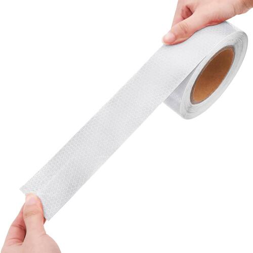 Reflekstape 5 cm x 20 m PVC hvid