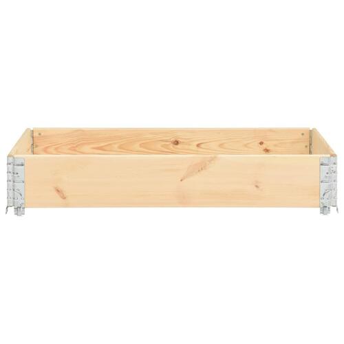 Palleramme 80x120 cm massivt fyrretræ